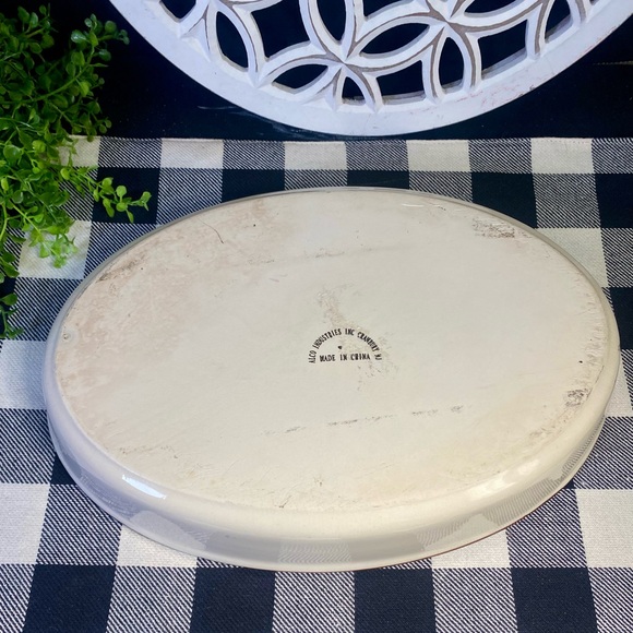 Alco Industries Elegant Oval Serving Platter with Grape Motif - Picture 4 of 8